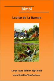 Cover of Bimbi by Ouida