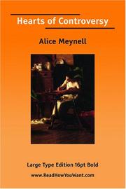 Cover of: Hearts of Controversy by Alice Meynell, Alice Meynell