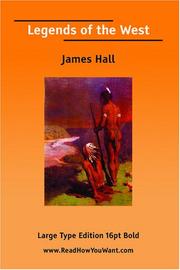 Cover of: Legends of the West  (Large Print) by James Hall