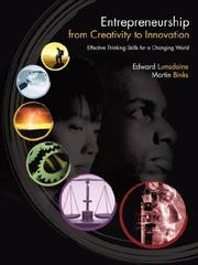 Cover of: Entrepreneurship from Creativity to Innovation: Effective Thinking Skills for a Changing World