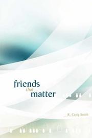 Cover of: Friends That Matter