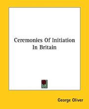 Cover of: Ceremonies Of Initiation In Britain