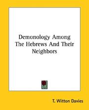 Cover of: Demonology Among The Hebrews And Their Neighbors