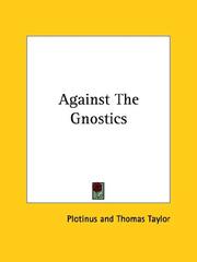 Cover of: Against The Gnostics by Plotinus