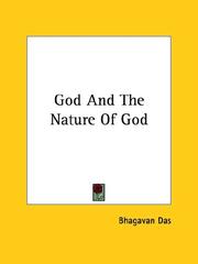 Cover of: God And The Nature Of God