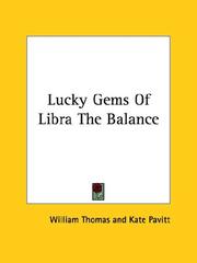 Cover of: Lucky Gems Of Libra The Balance | William Thomas