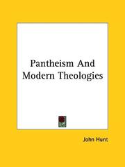 Cover of: Pantheism And Modern Theologies