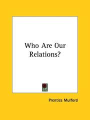 Cover of: Who Are Our Relations?