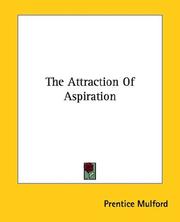 Cover of: The Attraction Of Aspiration