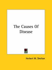 Cover of: The Causes Of Disease