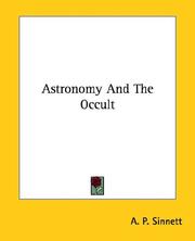 Cover of: Astronomy And The Occult