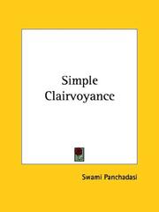Cover of: Simple Clairvoyance | Swami Panchadasi