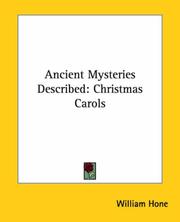 Cover of: Ancient Mysteries Described | Judith Martin