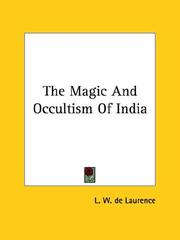 Cover of: The Magic and Occultism of India