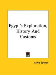 Cover of: Egypt's Exploration, History And Customs