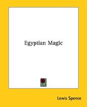 Cover of: Egyptian Magic | Lewis Spence
