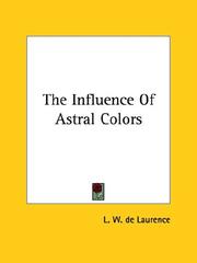 Cover of: The Influence of Astral Colors