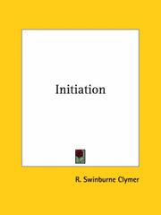 Cover of: Initiation | R. Swinburne Clymer