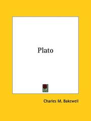 Cover of: Plato