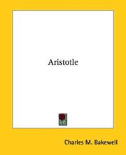 Cover of: Aristotle