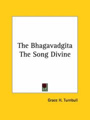Cover of: The Bhagavadgita by Grace H. Turnbull