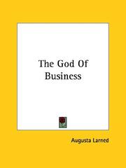 Cover of: The God Of Business