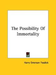 Cover of: The Possibility Of Immortality