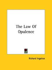 Cover of: The Law Of Opulence