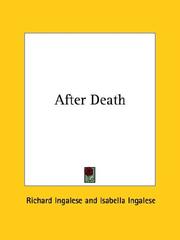 Cover of: After Death by Richard Ingalese, Isabella Ingalese