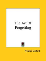 Cover of: The Art Of Forgetting