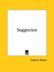 Cover of: Suggestion