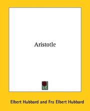 Cover of Aristotle by elbert hubbard