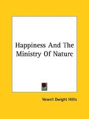 Cover of: Happiness And The Ministry Of Nature
