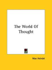 Cover of: The World Of Thought
