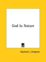 Cover of: God In Nature