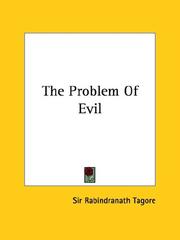 Cover of: The Problem Of Evil by Rabindranath Tagore