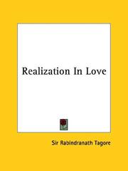 Cover of: Realization In Love by Rabindranath Tagore