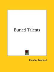 Cover of: Buried Talents