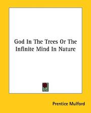 Cover of: God In The Trees Or The Infinite Mind In Nature
