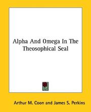 Cover of: Alpha And Omega In The Theosophical Seal