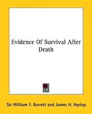 Cover of: Evidence Of Survival After Death