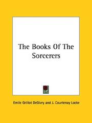 Cover of: The Books Of The Sorcerers