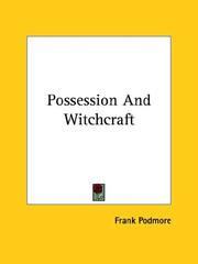 Cover of: Possession And Witchcraft