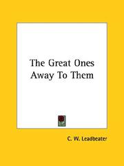 Cover of: The Great Ones Away To Them