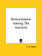 Cover of: Reincarnation Among The Ancients