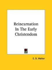 Cover of: Reincarnation In The Early Christendom