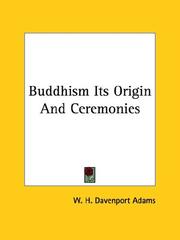 Cover of: Buddhism Its Origin and Ceremonies