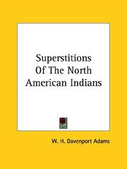 Cover of: Superstitions Of The North American Indians by W. H. Davenport Adams