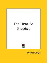 Cover of: The Hero As Prophet