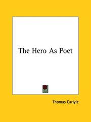 Cover of: The Hero As Poet